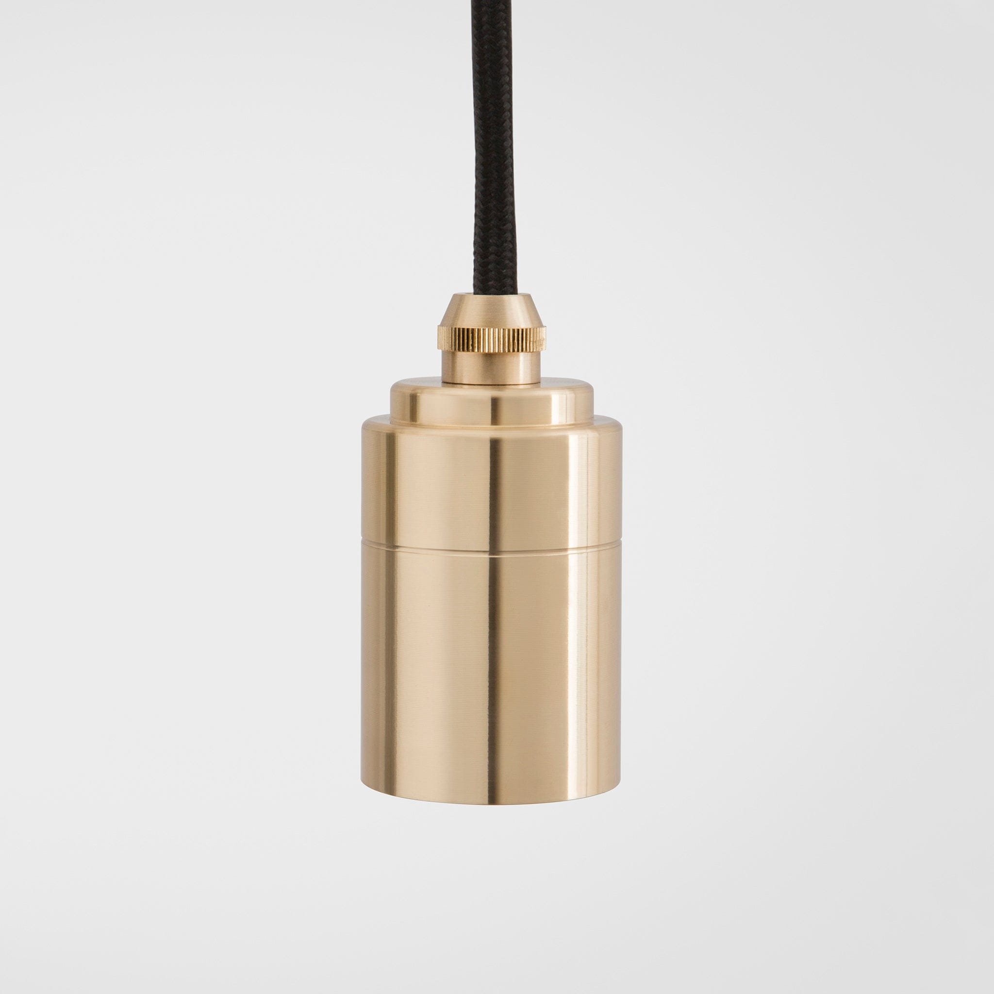 Linear Triple Pendant in Brass + Sphere IV