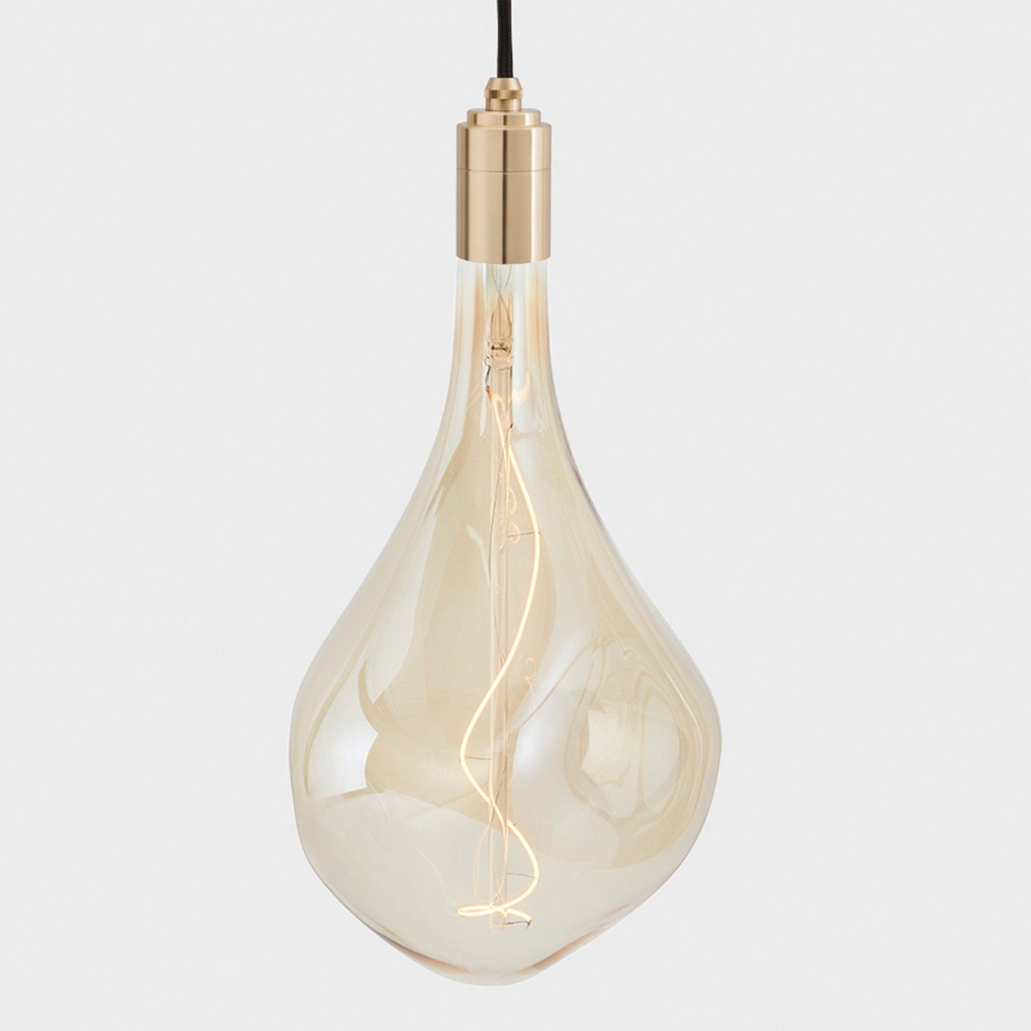 Voronoi III Plug-In Pendant in Brass