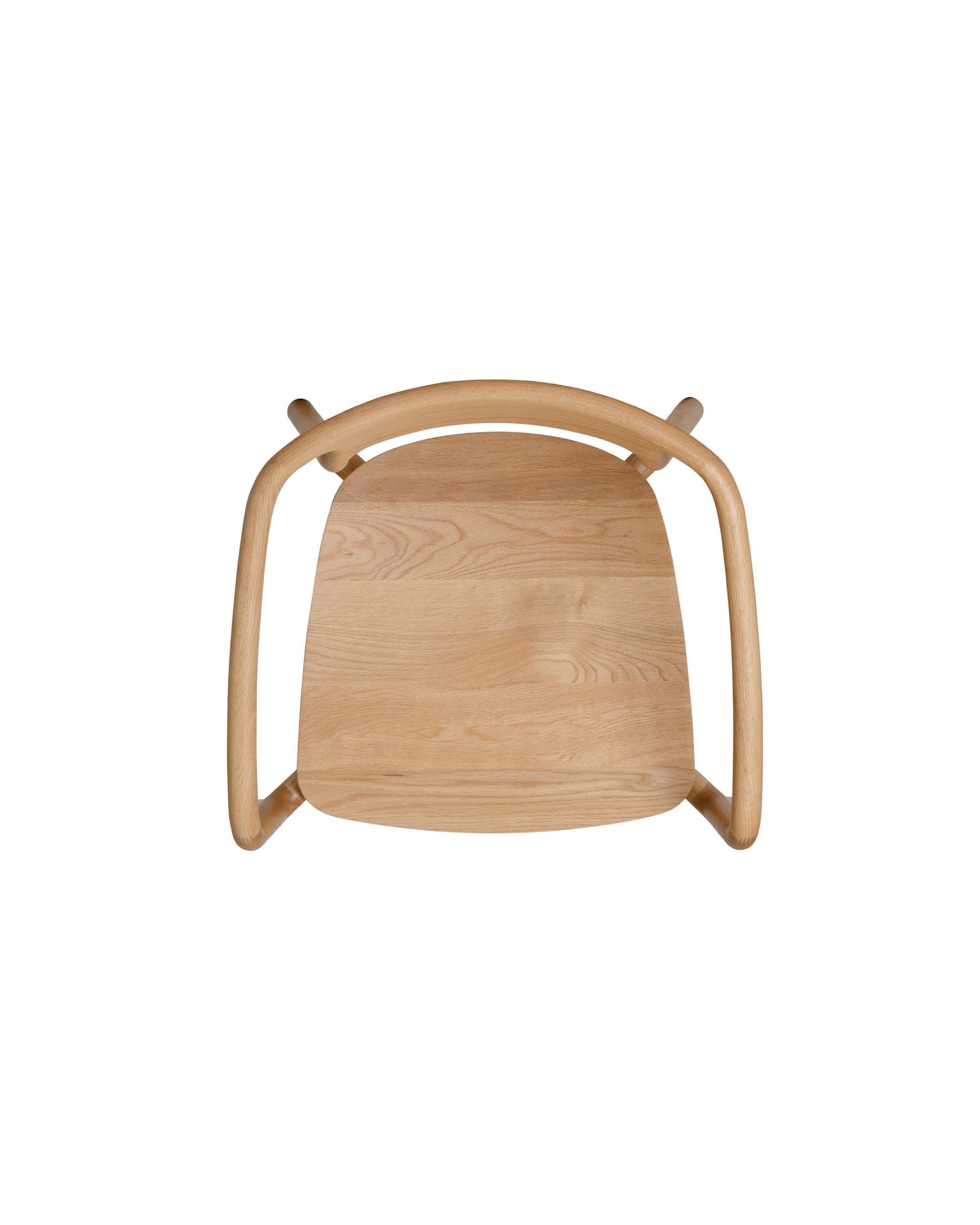 KORENTO Armchair (Wooden Seat) Overhead View