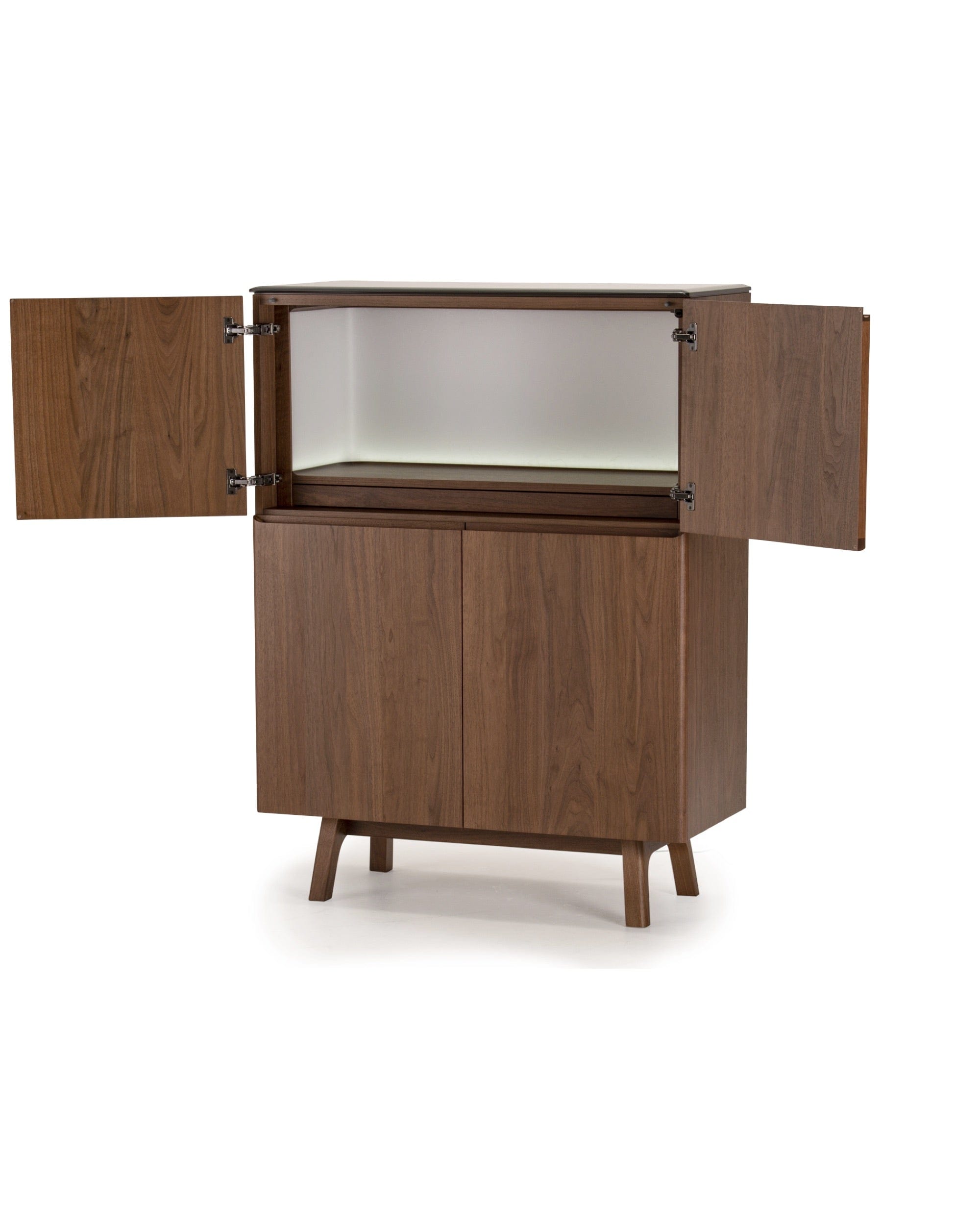 TEN Highboard (bar type) Walnut Natural