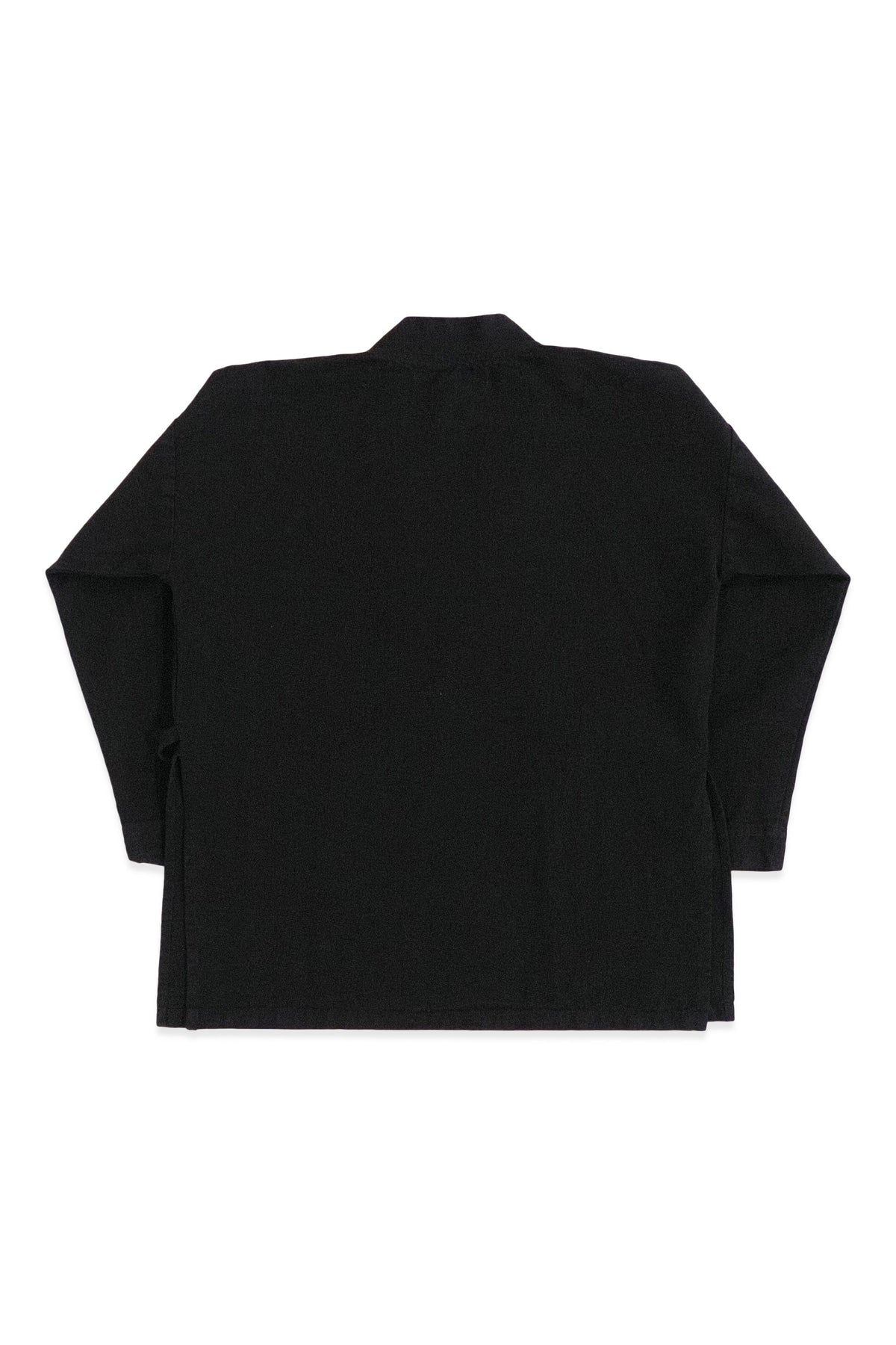 Back product view of the black GI jacket.