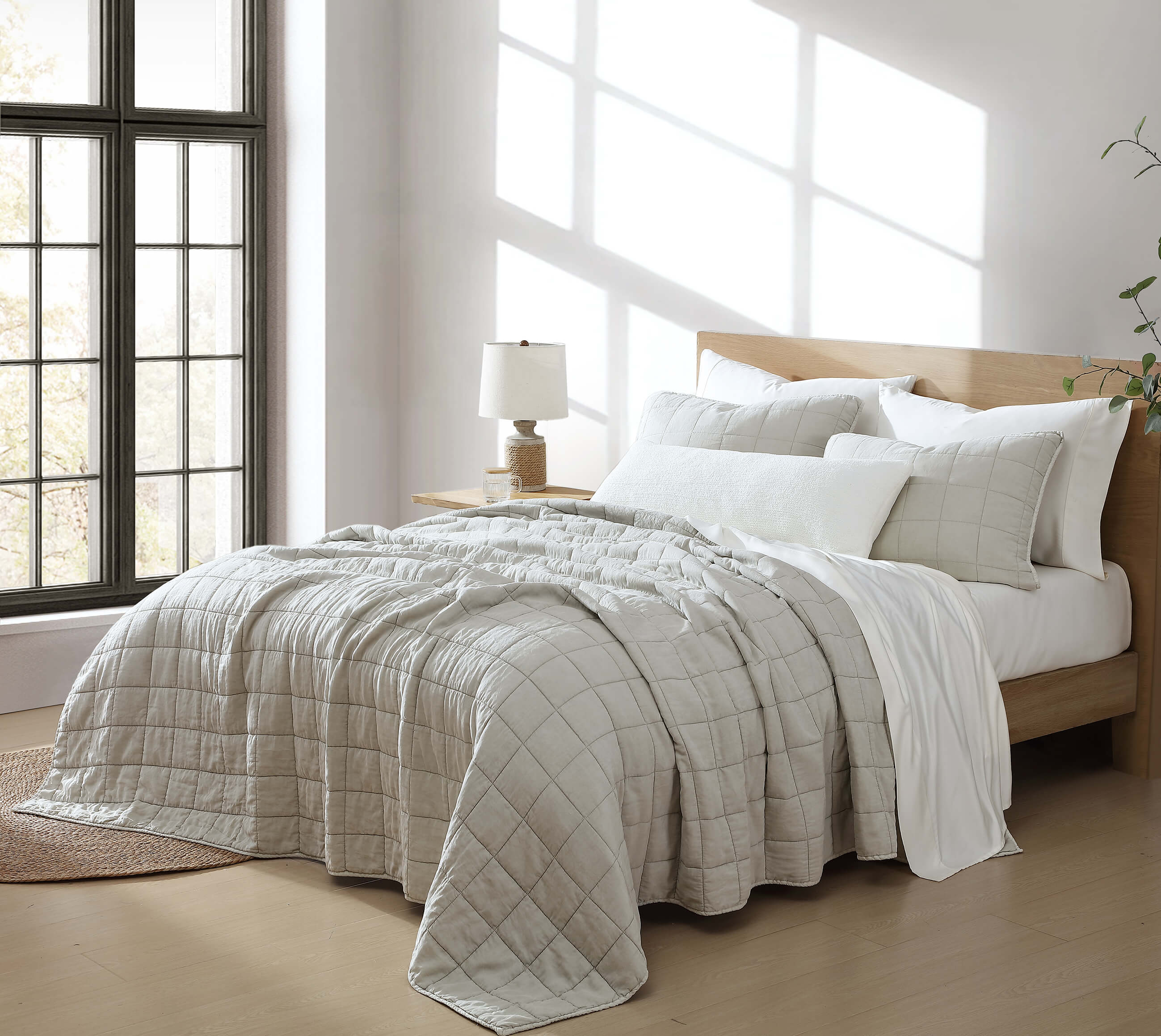 Stonewashed Lyocell Sham Set