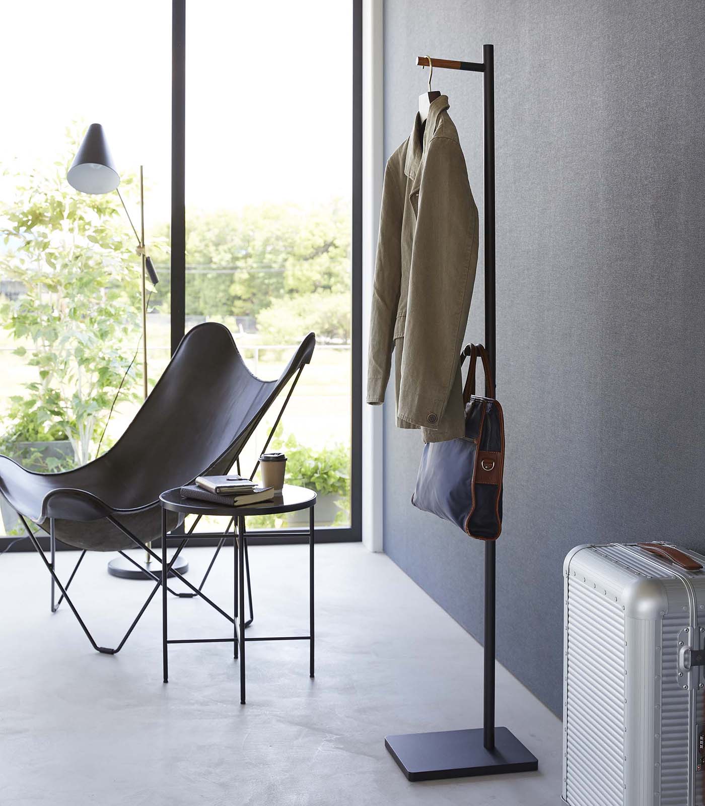 Yamazaki Home organization accessories in bedroom
