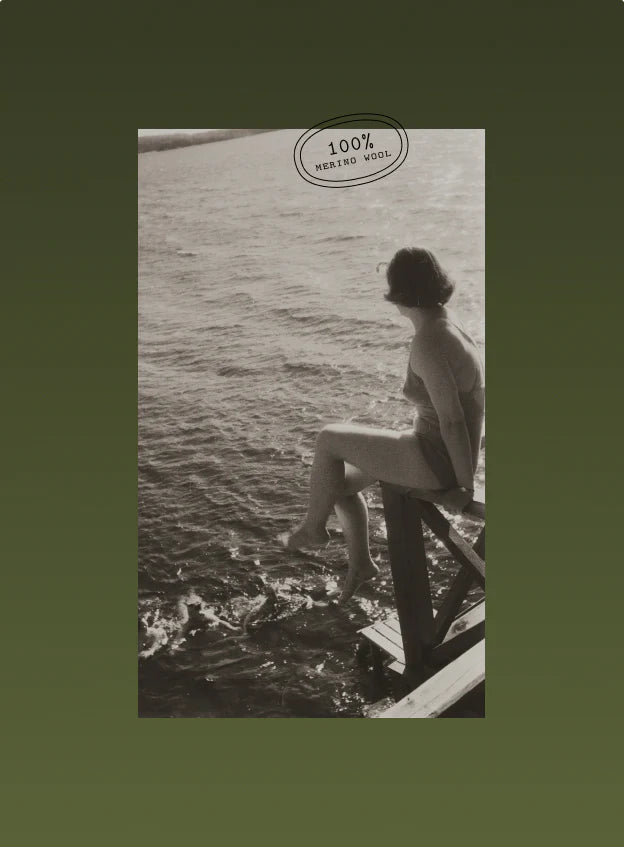 Historic inspiration behind the modern merino wool sauna bath suit rooted in traditional wool bathing culture.