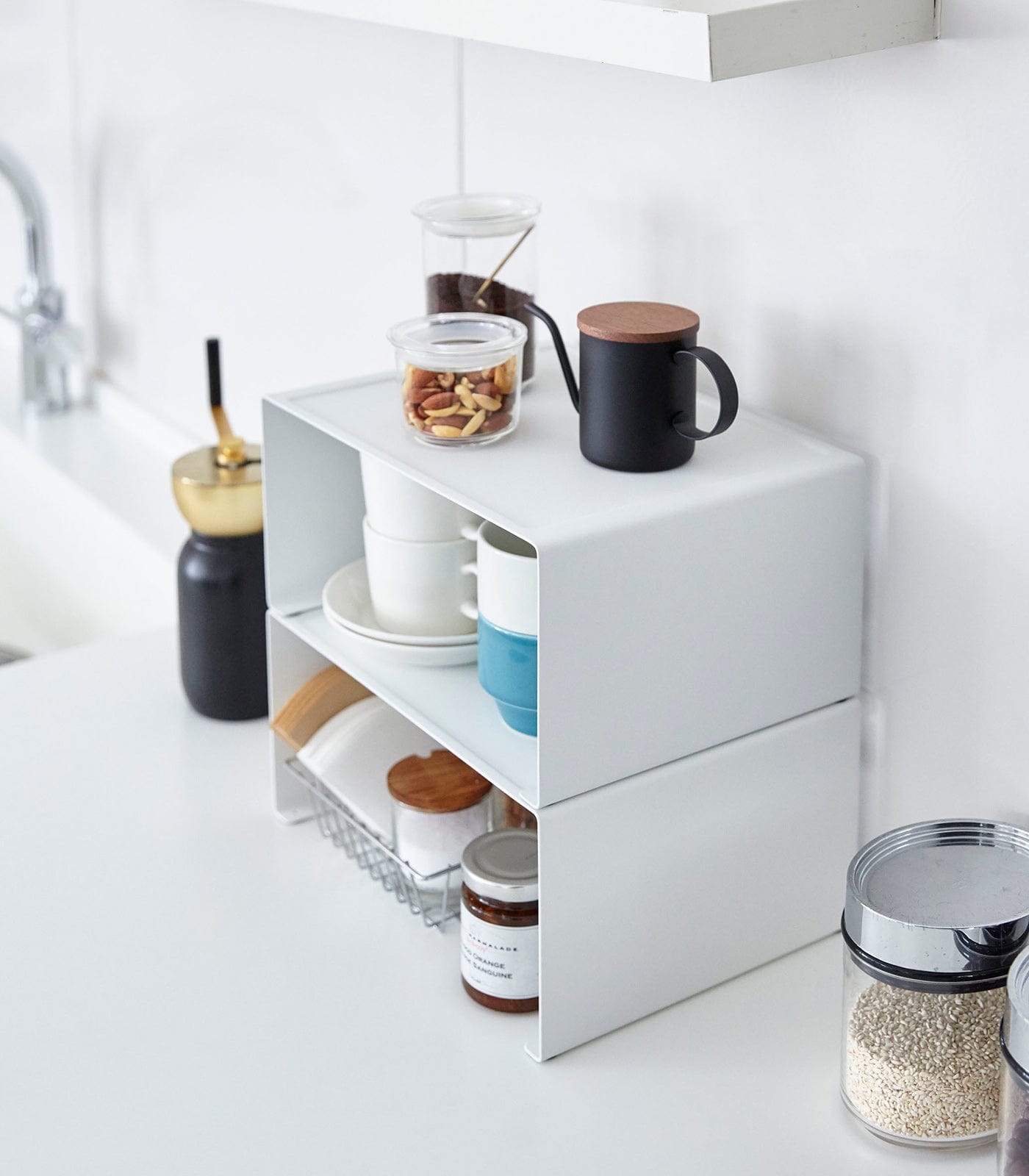 Stackable Countertop Shelf - Steel