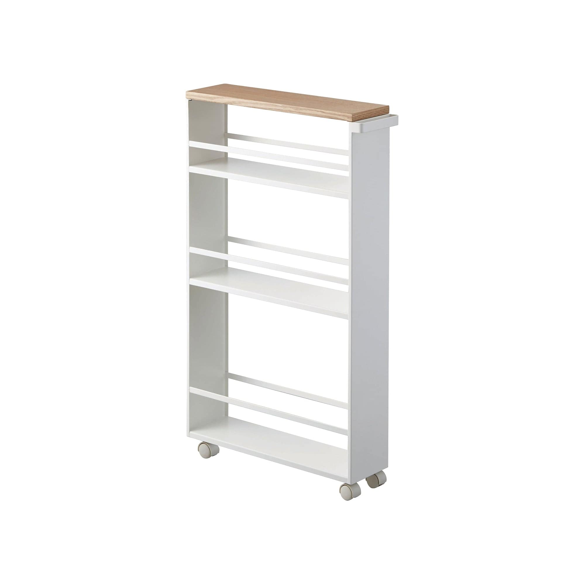 Slim Storage Cart (32" H) - Steel in White