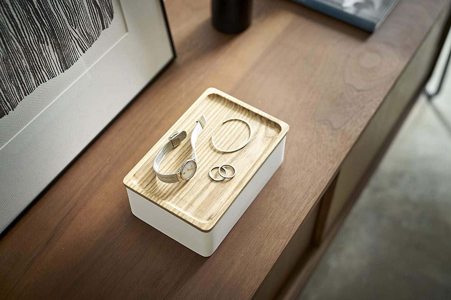 Accessory Box with Wooden Lid