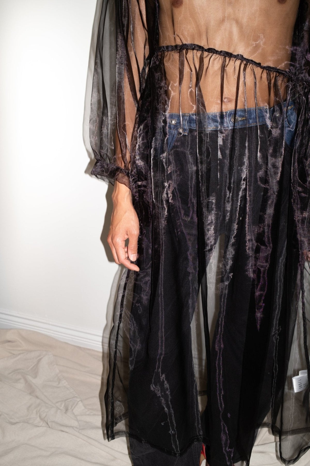 Jayme Dress in Black Organza