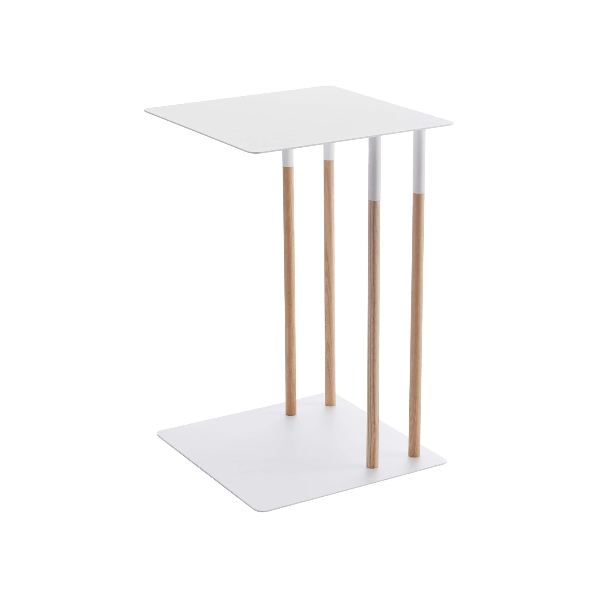 C Side Table (22" H) - Steel & Wood