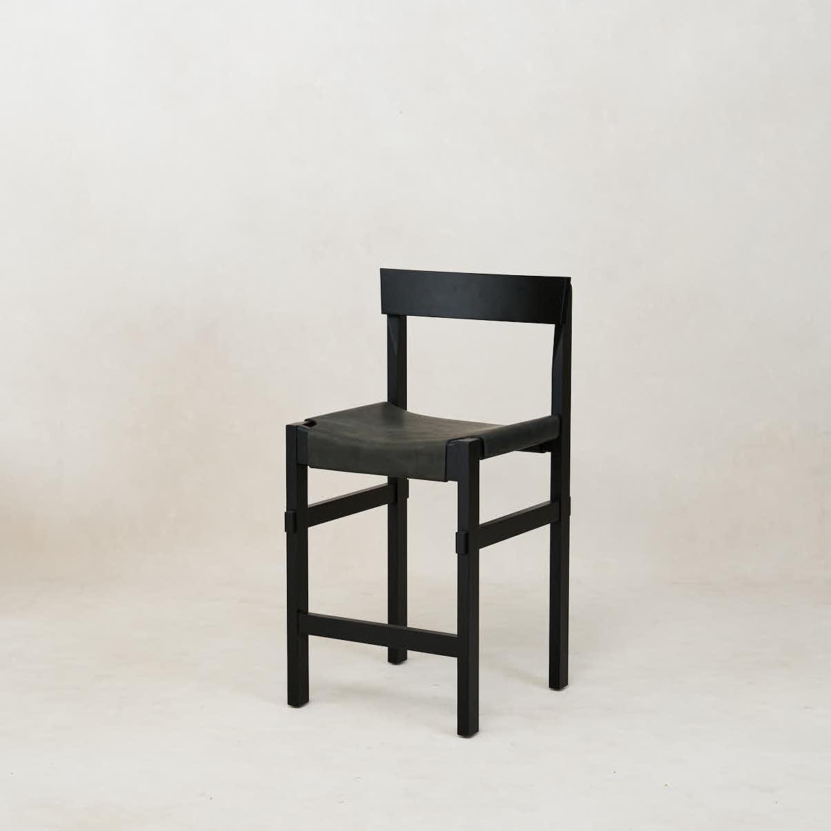 The Shinto Counter Stool was designed as an ode to the traditional Japanese Torii Gate