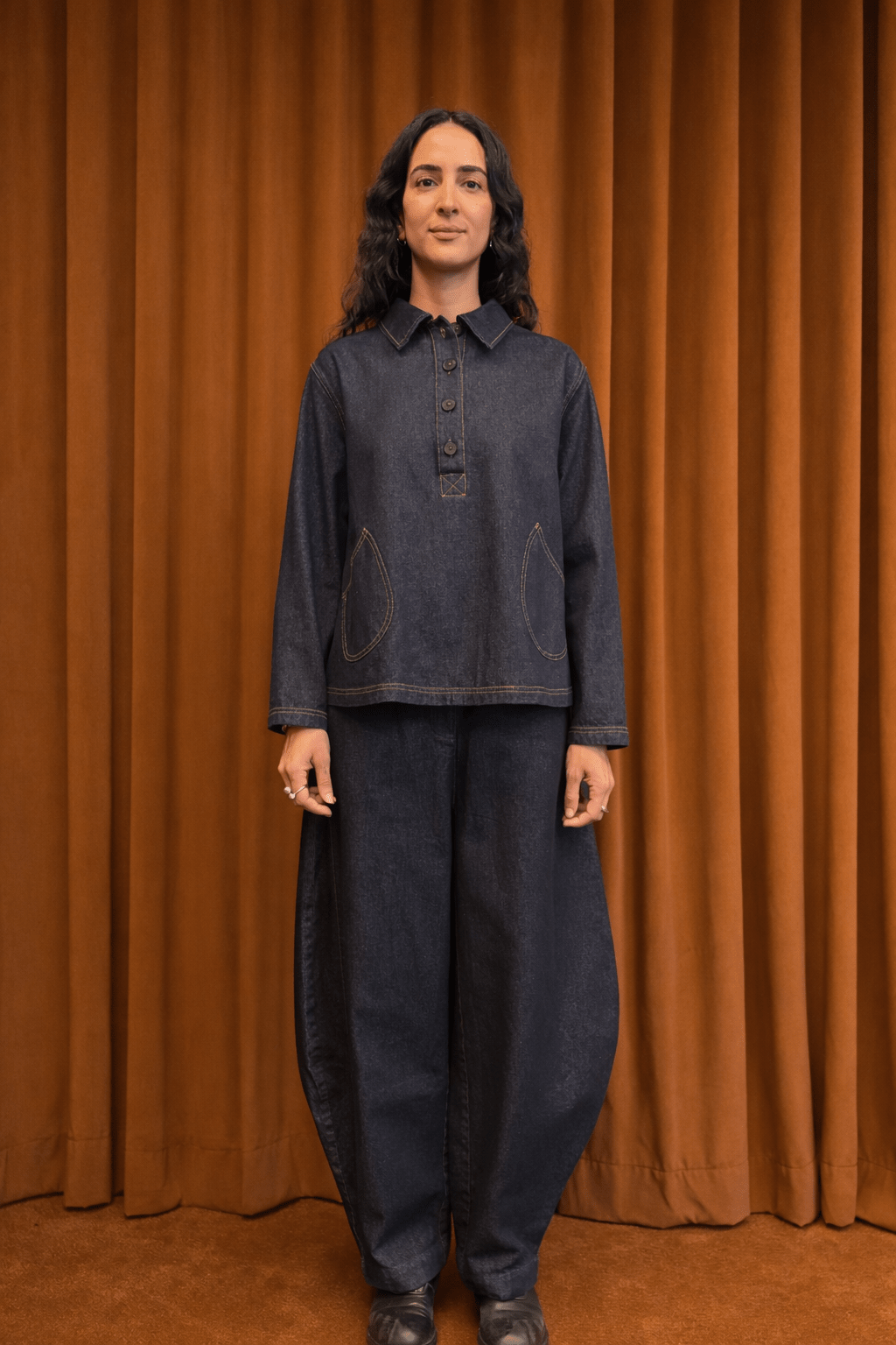 Louie Henley in Indigo