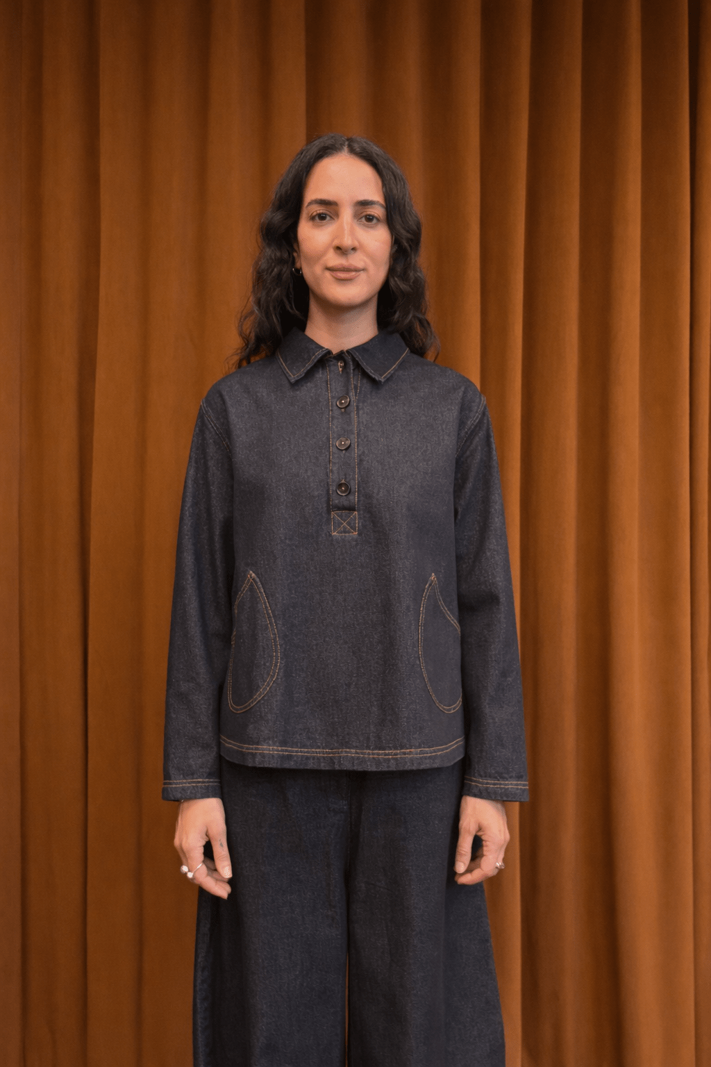 Louie Henley in Indigo