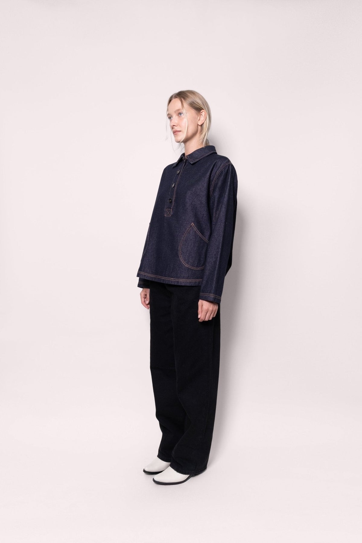 Louie Henley in Indigo