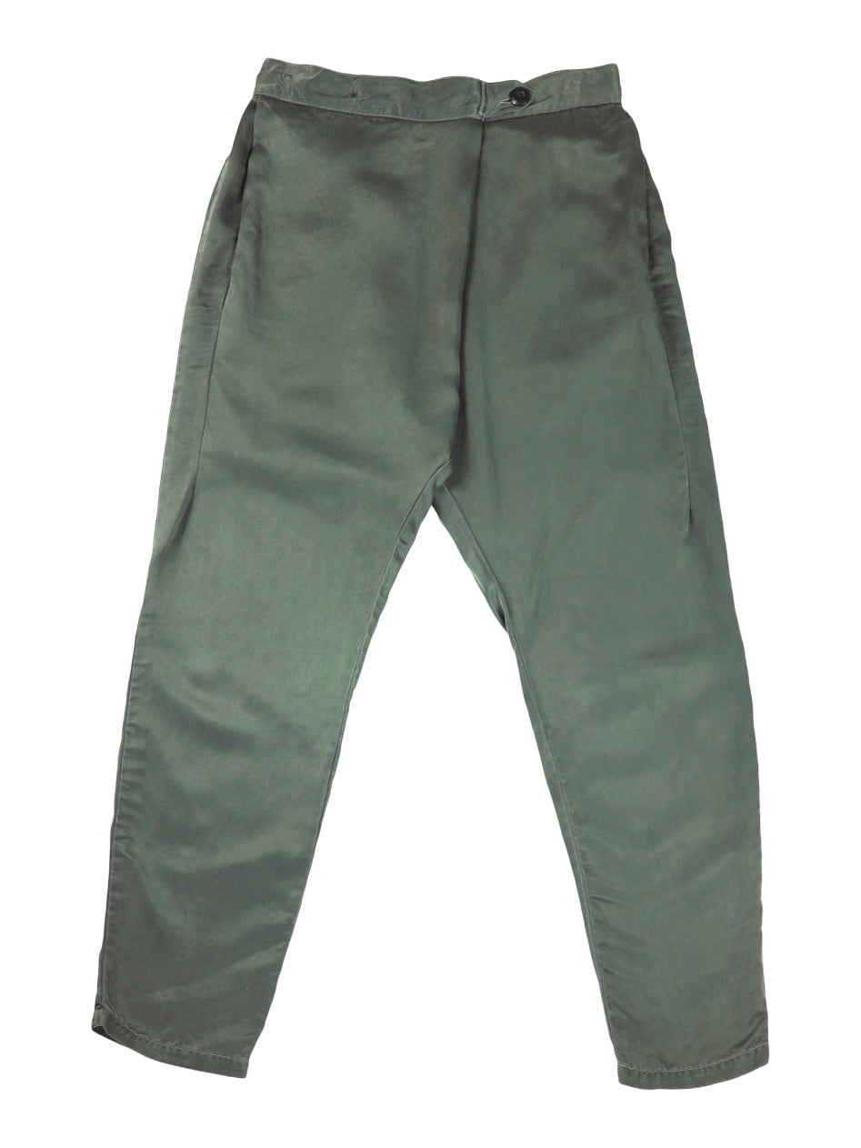 Front product view of sage green Souk pants.
