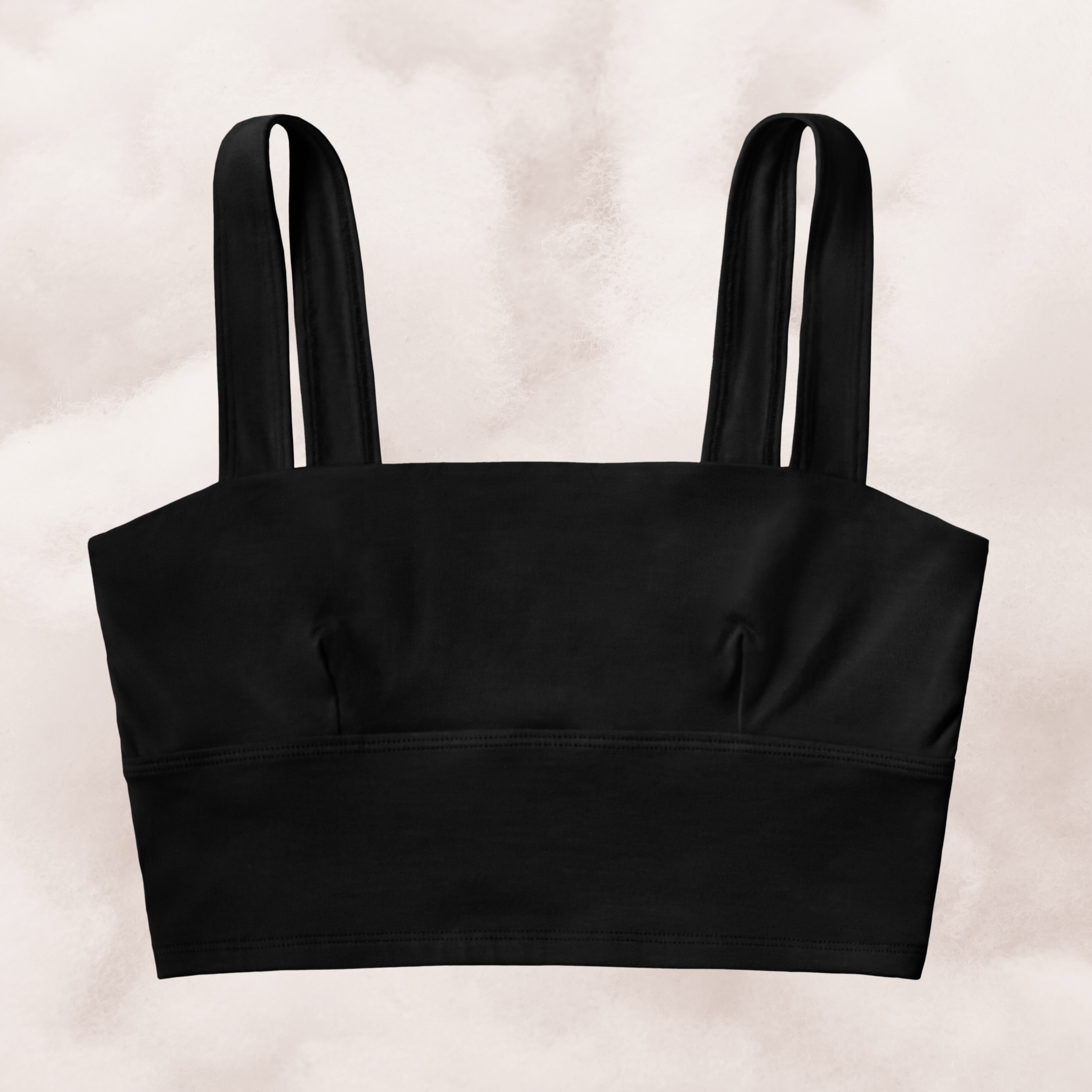 Organic Cotton Square Neck Bralette