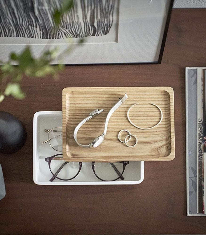 Accessory Box with Wooden Lid