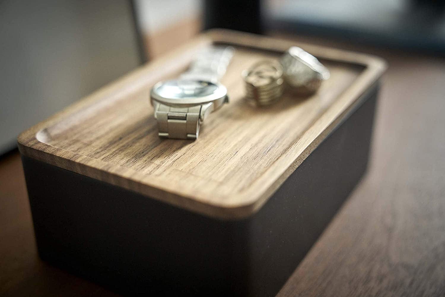Accessory Box with Wooden Lid