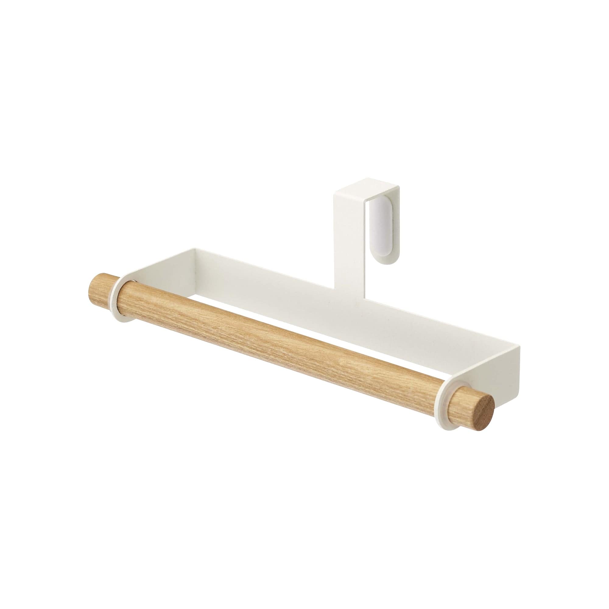 Cabinet Door Dish Towel Hanger - Steel + Wood