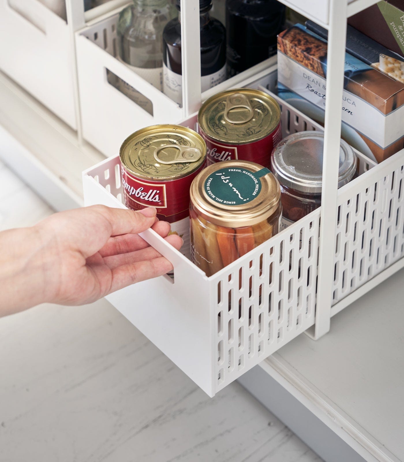 Two-Tier Cabinet Storage Basket