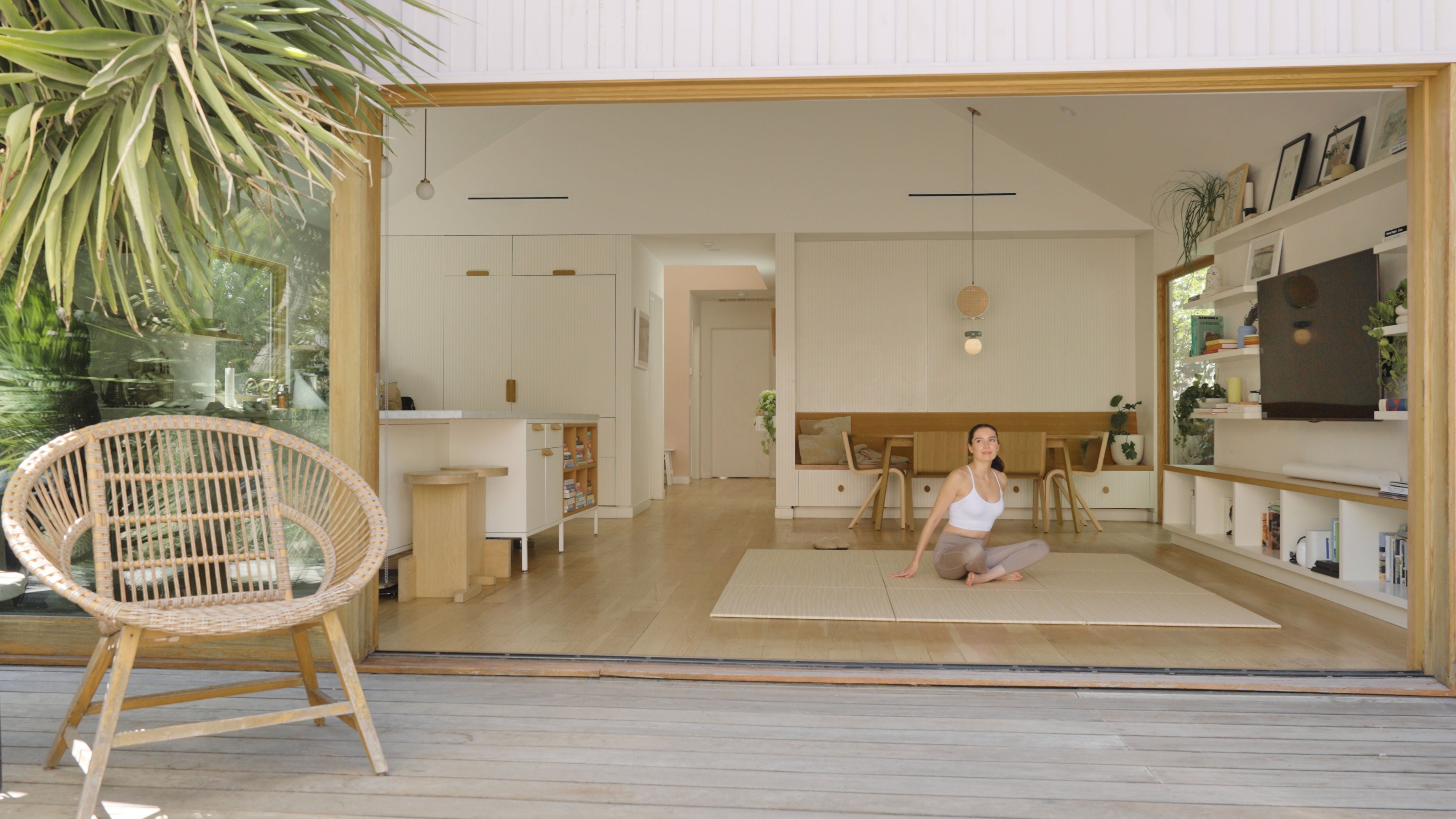 Japandi Tatami Mats in a modern home