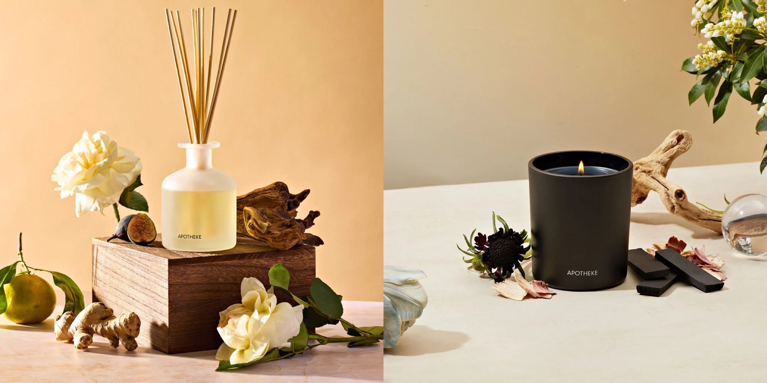 Japandi Scent Collection including selection from APOTHEKE
