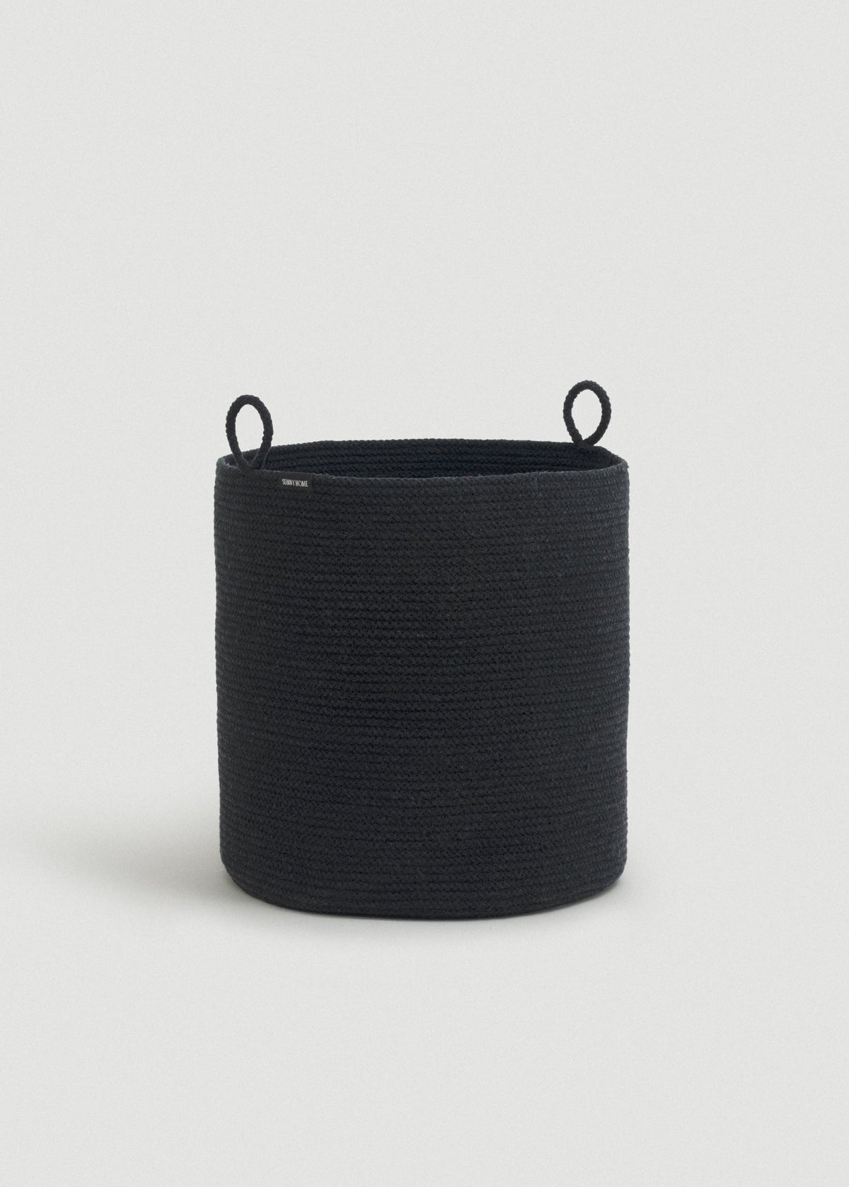 Tall Black Loops basket shown alone against a light neutral background.