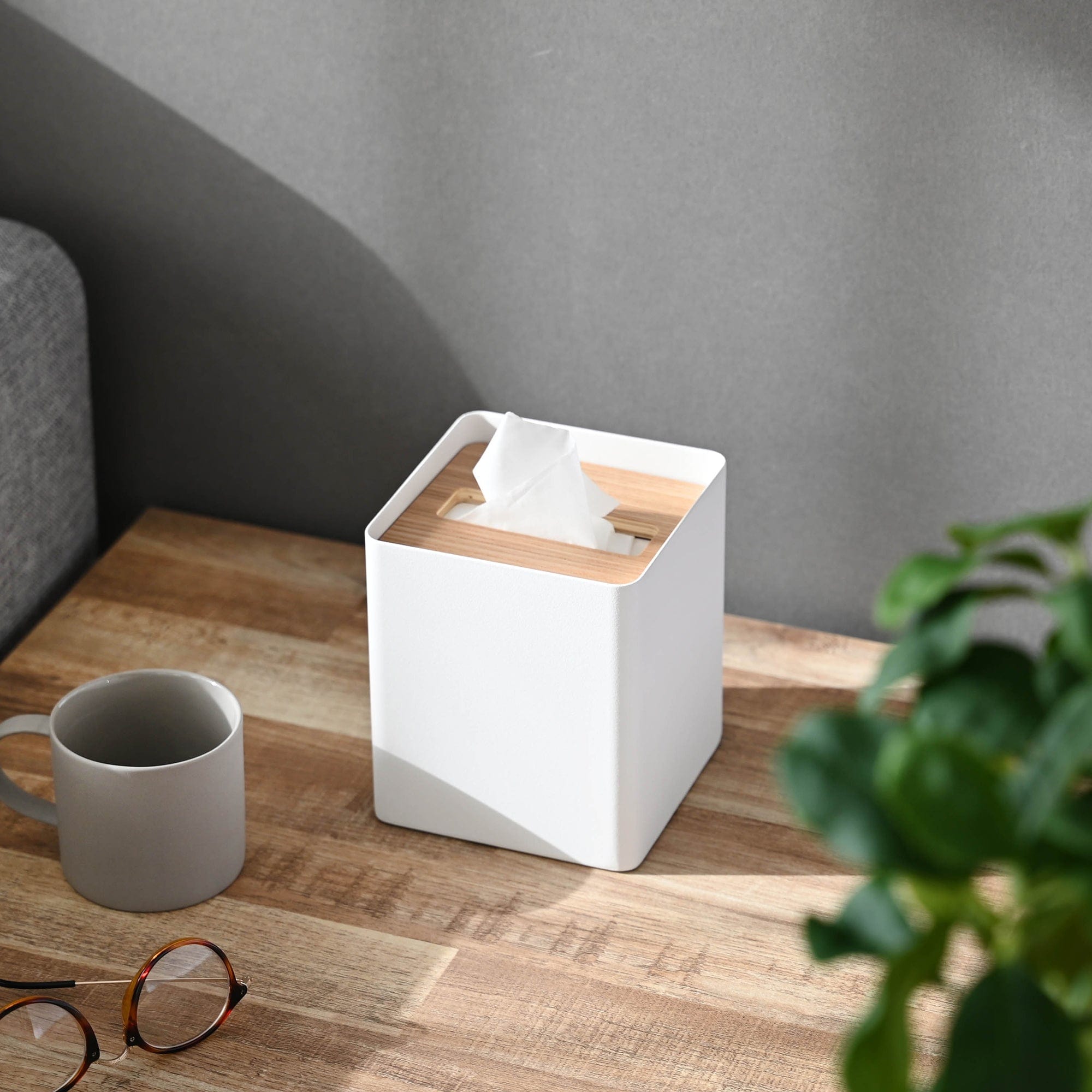 Tissue Box Cover - Square - Steel