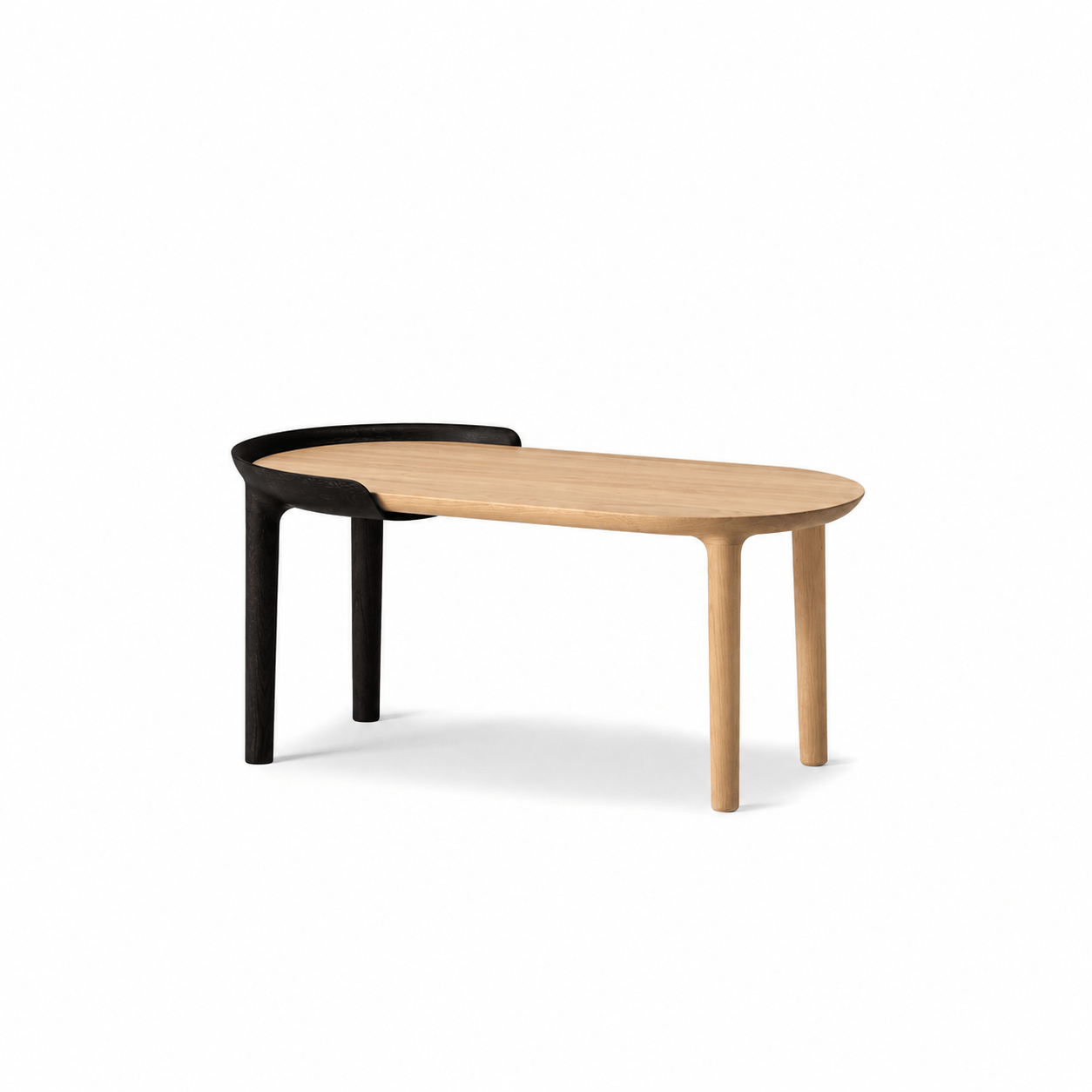 CRUST Coffee Table Japanese Oak Black