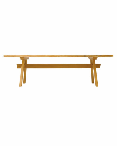 IPPONGI Table with Yagura Legs Japanese Oak Natural