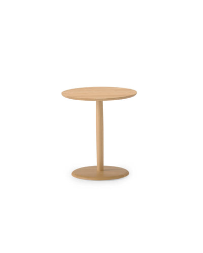 KAMUY 18" Round Side Table Japanese Oak Natural