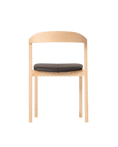 KIILA Stacking Chair (Upholstered Seat), Japanese Ash Natural