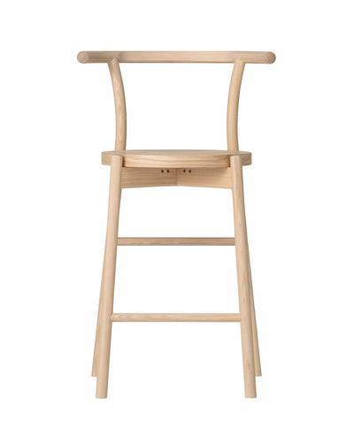 KOTAN Bar Chair (Wooden Seat), Japanese Ash Natural