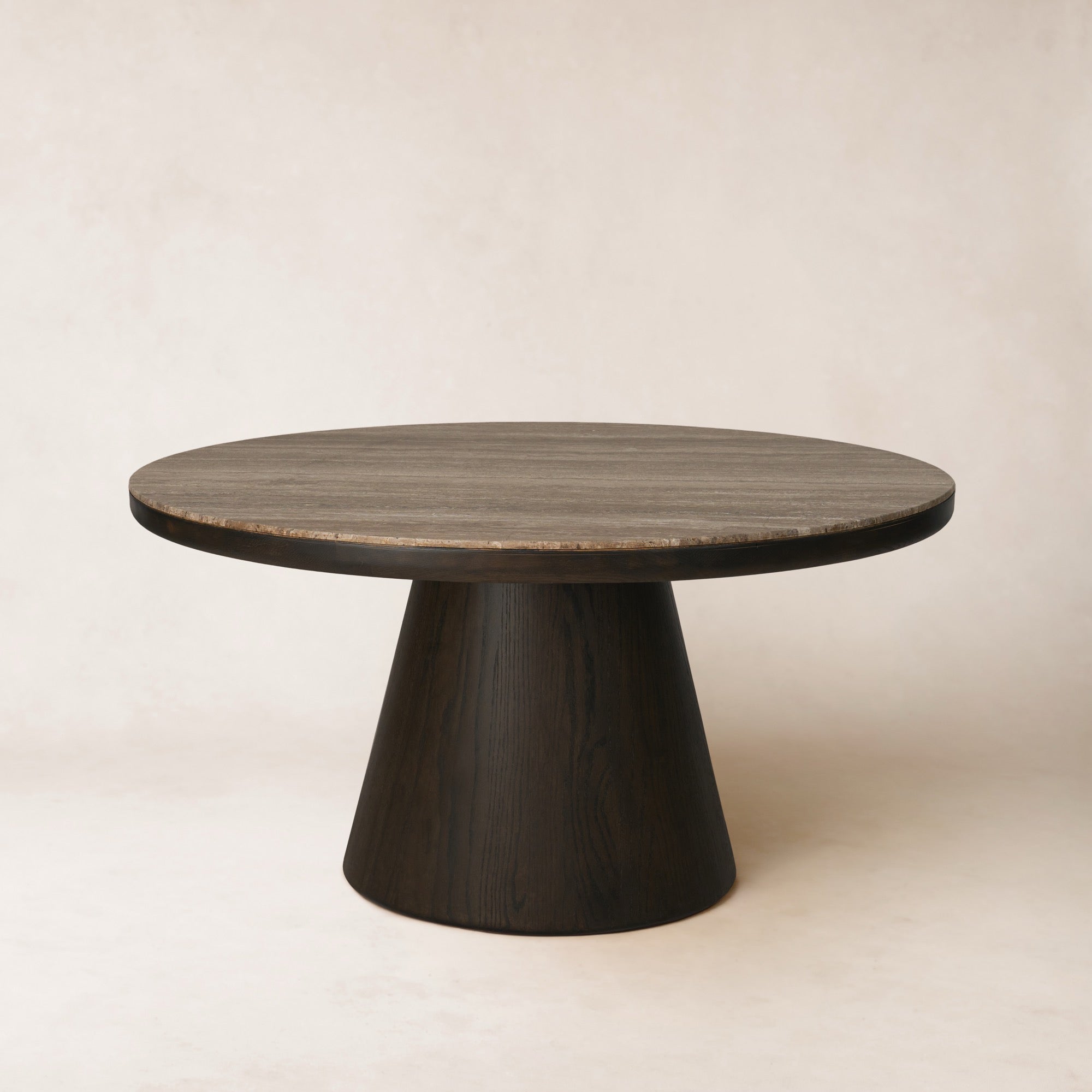 Eik Round Dining Table - Watercolor Black by House of Leon