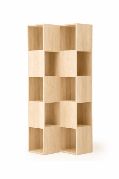 FOLD Shelving 5-2 Japanese Oak White Wash
