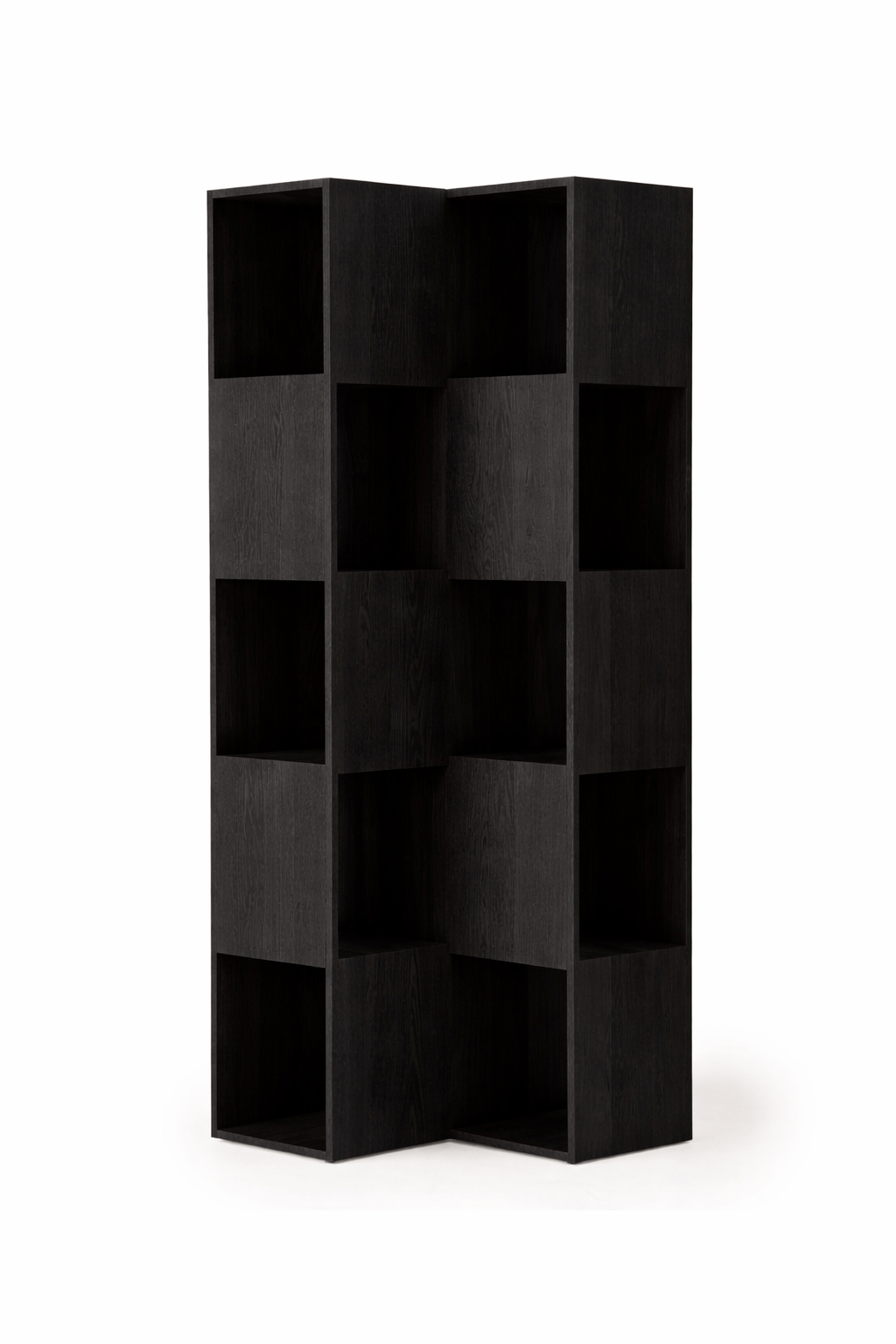 FOLD Shelving 5-2 Japanese Oak Black