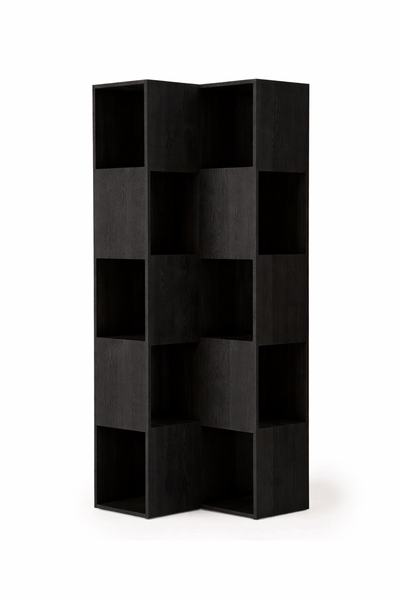FOLD Shelving 5-2 Japanese Oak Black