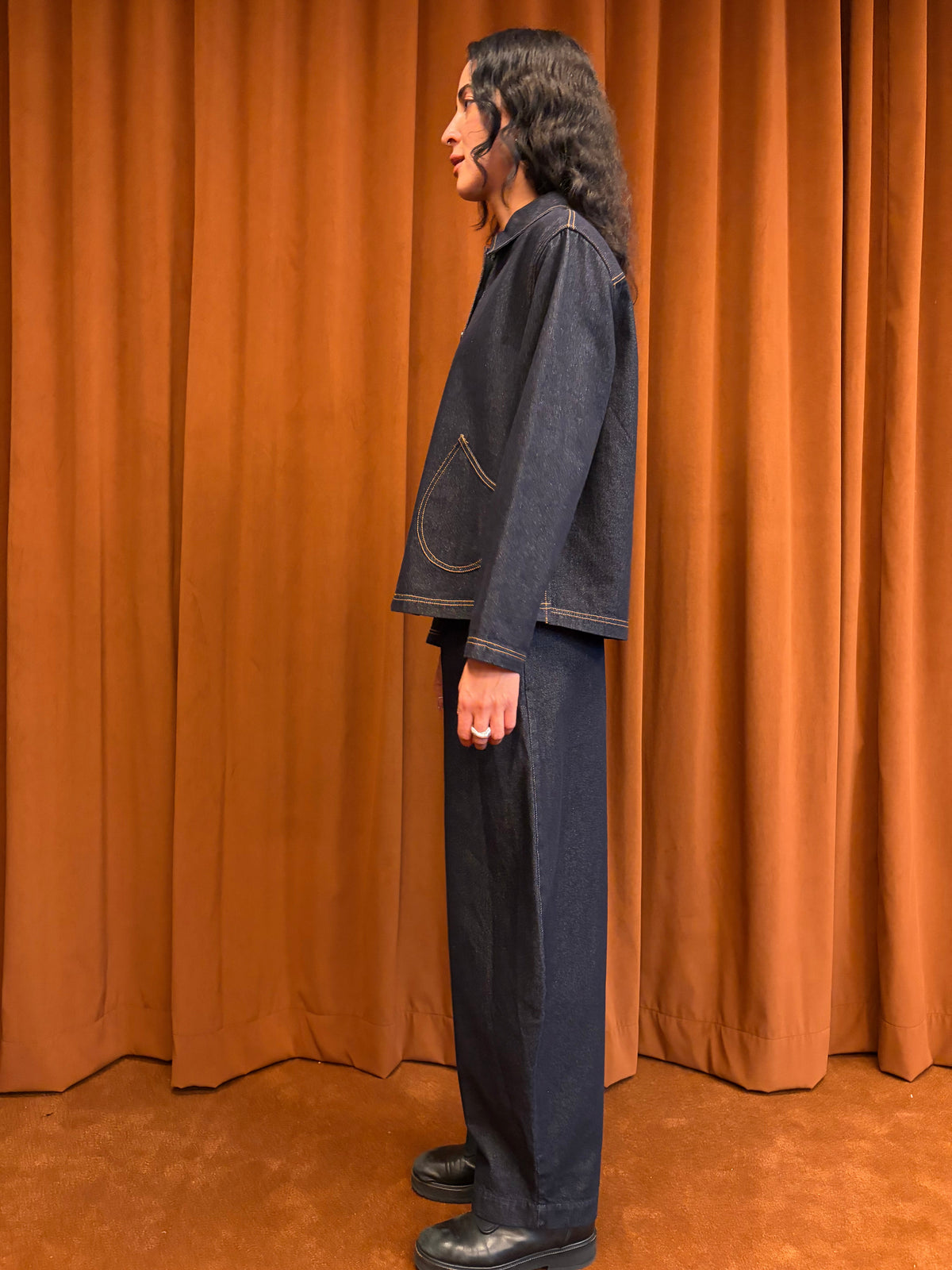 Louie Henley in Indigo