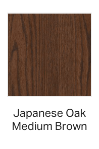 Japanese Oak Medium Brown Wood Type and Finish