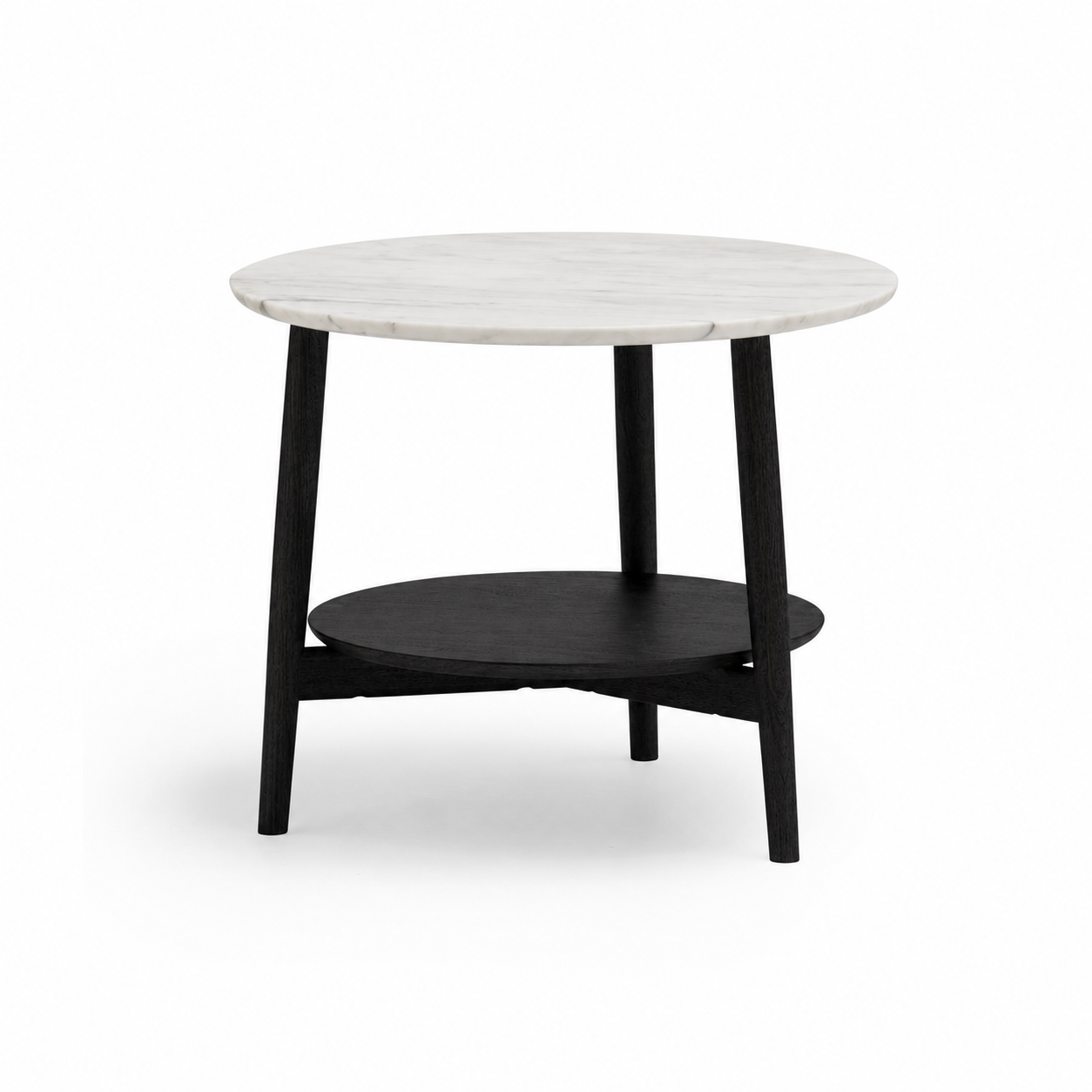 KAMUY 23" Round Side Table (Marble Top)