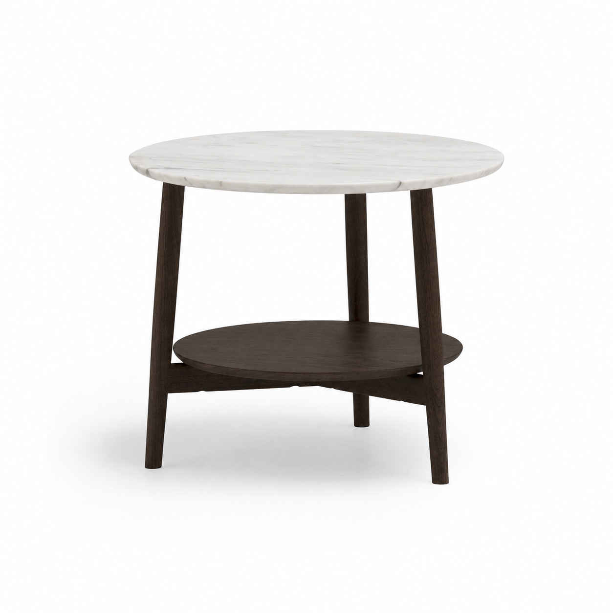 KAMUY 23" Round Side Table (Marble Top)