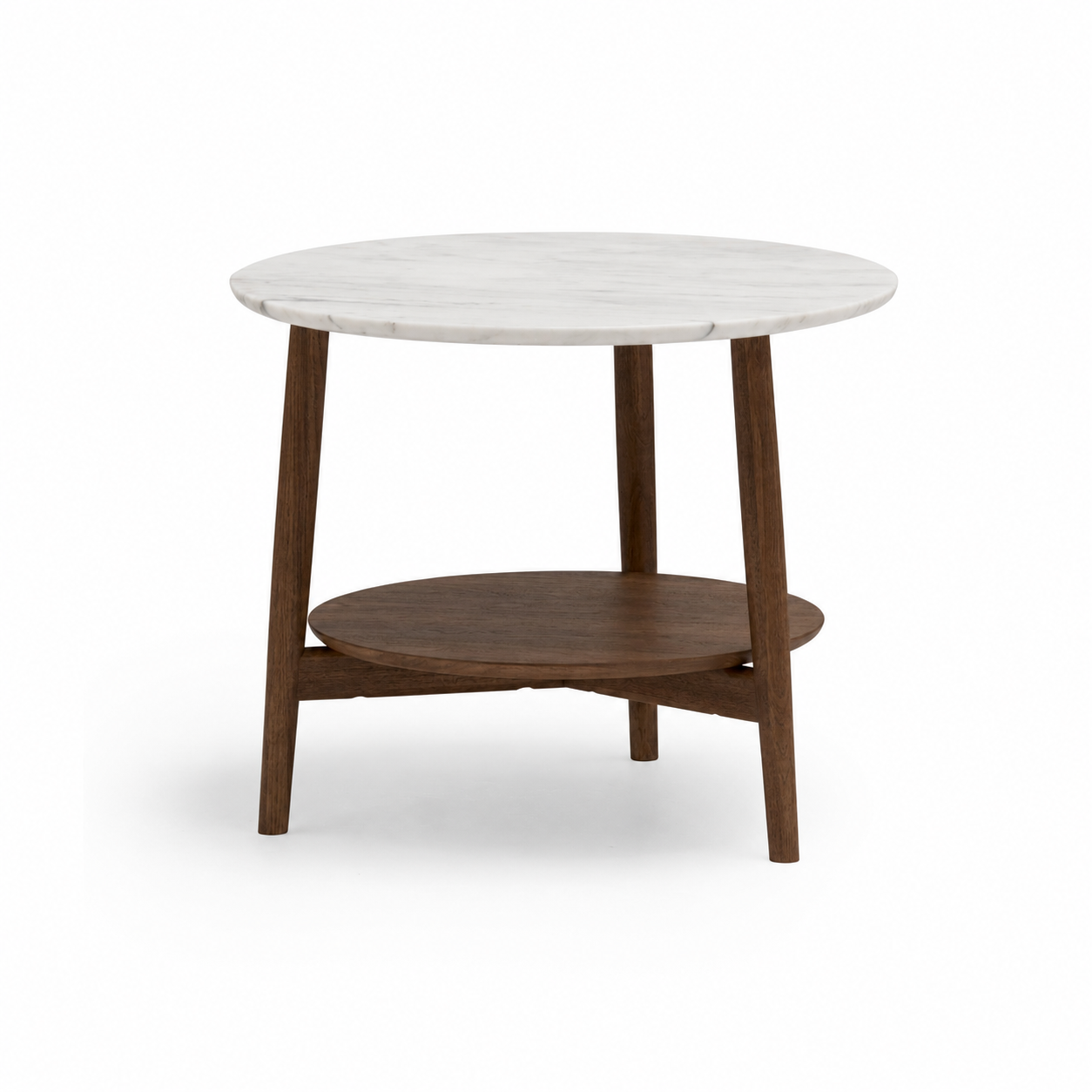 KAMUY 23" Round Side Table (Marble Top)