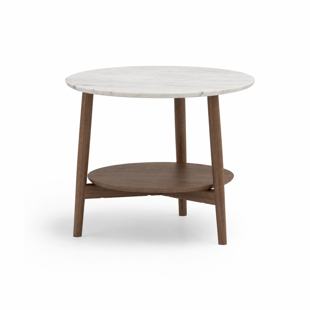 KAMUY 23" Round Side Table (Marble Top)