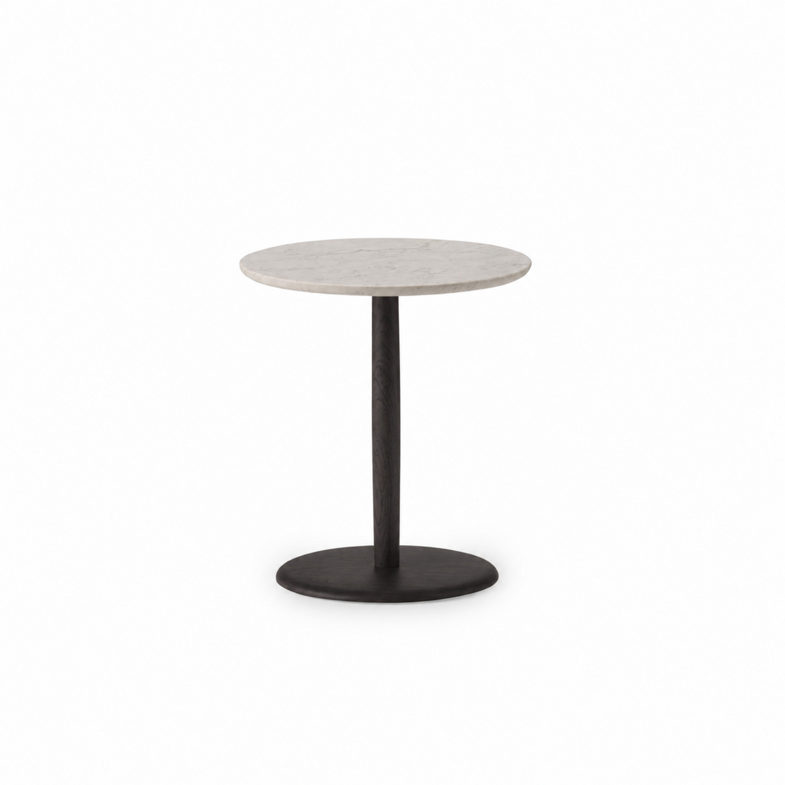 KAMUY 18" Round Side Table (Marble Top)