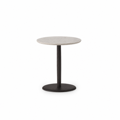 KAMUY 18" Round Side Table (Marble Top)