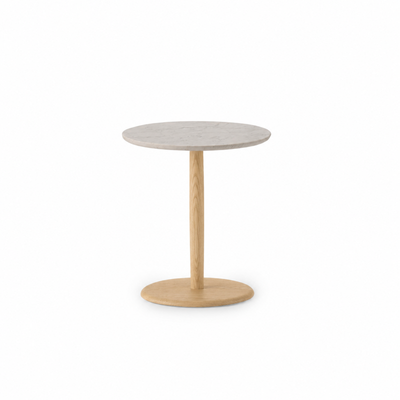 KAMUY 18" Round Side Table (Marble Top)