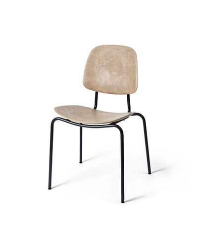 Mater Compound Dining Chair in Coffee Waste Light made from recycled coffee shell composite