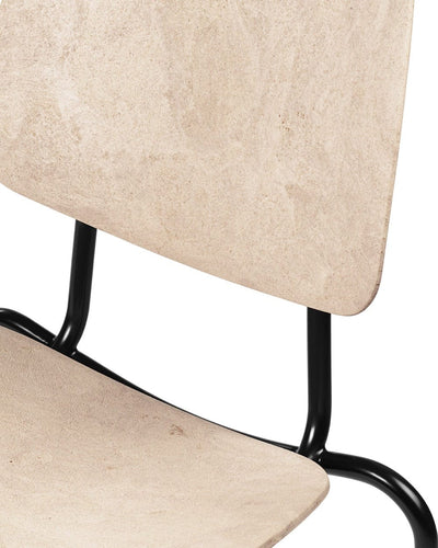 Mater Compound Dining Chair closeup showcasing ergonomic design