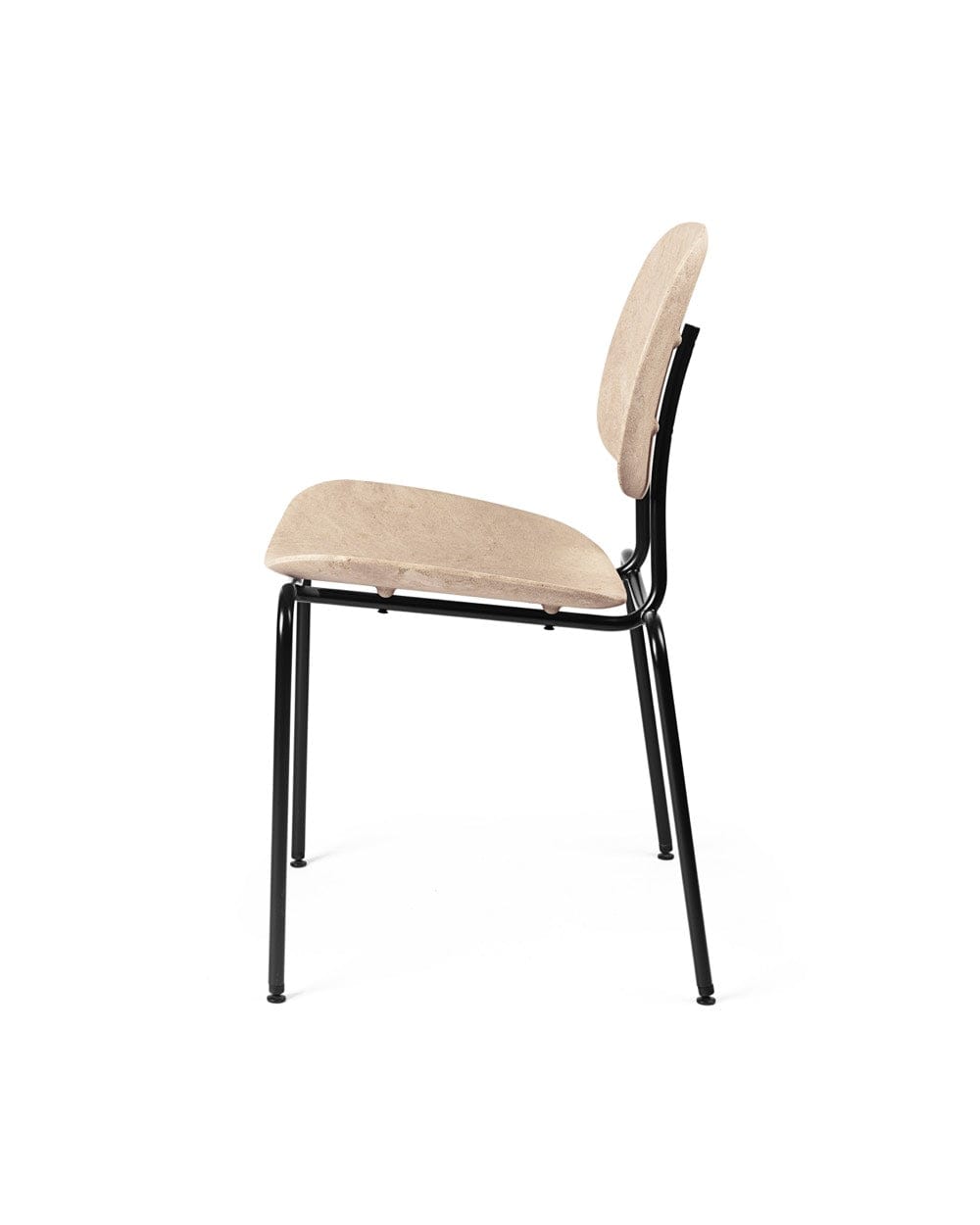 Mater Compound Dining Chair side profile showcasing ergonomic design