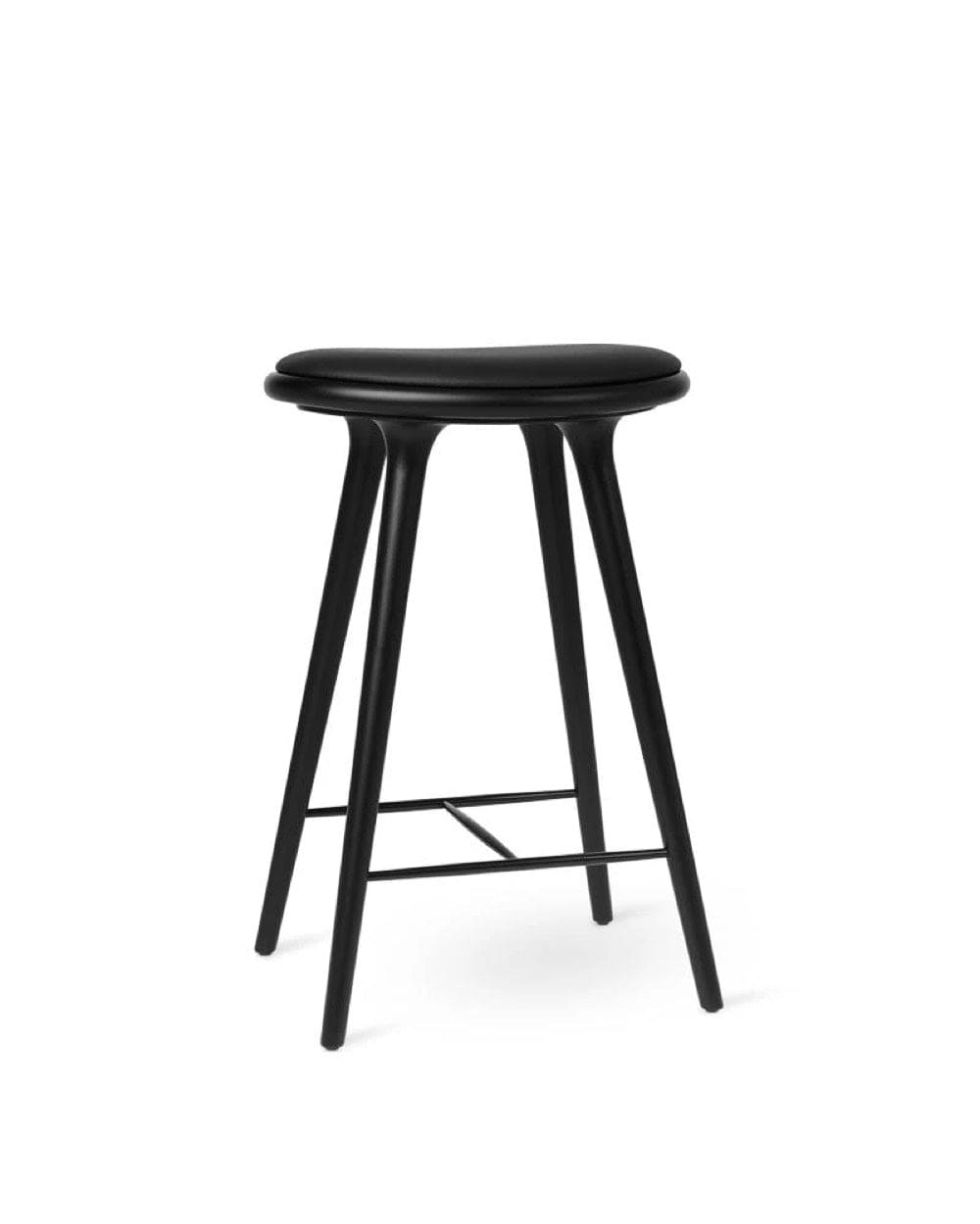 High Stool | Black stained beech | 69 cm | by Space Copenhagen