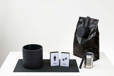 Boo Oh MOGO Feeding Kit in Dark Grey, a thoughtfully designed pet feeding set for calm daily routines and modern homes